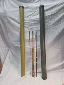 lot 297 image: Wright & McGill Granger 7.5ft Trailmaster Fly Rod in GREEN CASE