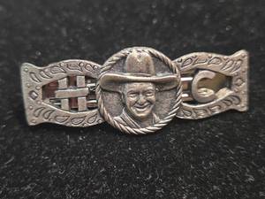 lot 377 image: Western Cowboy Hat Metal Barette