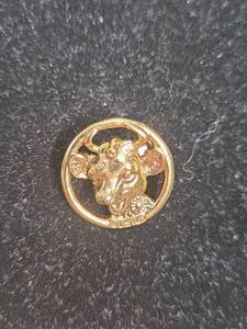 lot 380 image: Elsie Cow and Moon Brooch Pin