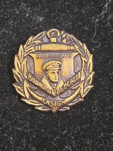 lot 381 image: Don Winslow Military Ensign Pin