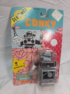 lot 401 image: Pee-wees Playhouse Conky Robot Figure by Matchbox