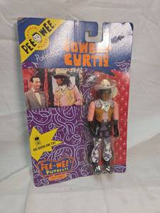 lot 403 image: Pee-wees Playhouse Cowboy Curtis Action Figure by Matchbox