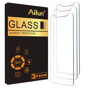 lot 901 image: Ailun Screen Protector for iPhone 12 mini 2020 5.4 Inch 3Pack Tempered Glass - Retail $6