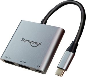 lot 954 image: Switch 2 Portable Dock Compatible for Nintendo Switch 2 Docking Station with HDMI 2.1, 100w PD Port,USB-A Converter, Compatible with Mac,MacBook,Laptops(Request a firmware Update for NS2 V21 - Retail $20