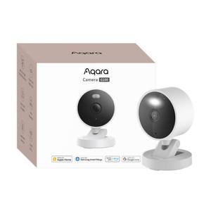 lot 967 image: Aqara G100, 2K IndoorOutdoor Security Camera, HomeKit Secure Video, 2-Way Audio, Spotlight ColorIR Night Vision, AI Detection, 140° FOV, Wi-Fi 6, Supports HomeKit, Alexa, Google and IFTTT, White - Retail $40