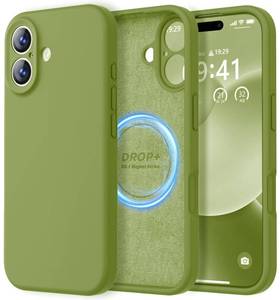 lot 999 image: LOVE 3000 Designed for iPhone 17 Case, Premium Silicone Compatible with MagsafeSoft Anti-Scratch Microfiber Lining Shockproof Protective Phone Case for Men Women 6.3, Cedar Green - Retail $17