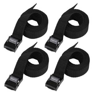 lot 15477 image: Ayaport Lashing Straps with Buckles Adjustable Cam Buckle Tie Down Cinch Strap for Packing Black 4 Pack - Retail $13