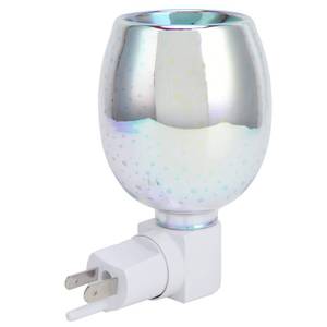 lot 15492 image: Yosoo Health Gear Wax Warmer Plug in 3D Electric Wax Warmer Pluggable Fragrance Warmer Smokeless Wax Melter Night Lamp for Home Office Hotel, Decorative Wax Cube Melter with led