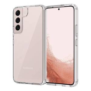 lot 15498 image: XNXA for Samsung Galaxy S22 Case Clear, Anti-Yellowing 6.1 Inches Slim Fit Heavy Duty Protection Wireless Charging Lightweight Shockproof Anti-Slip Transparent TPU and PC Back Protective Phone Cover - Retail $8