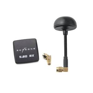 lot 15518 image: SKYZONE FPV Goggles Antenna 5.8G Flat Panel and Mushroom SMA FPV Antenna for FPV Goggles Receiver RC Drone Monitor - Retail $17