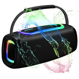 lot 15535 image: Bluetooth Speaker 6000mAh, 36H Playtime BT5.4 Portable Wireless Speaker with 24W Loud Stereo Sound, IP6 Waterproof, Portable Speaker with RGB Multi-Color Rhythm Lights for OutdoorHomeParty as Gift - Retail $24