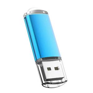 lot 15564 image: USB Flash Drive 32GB, Maspen Thumb Drive 2.0 High Speed Memory Stick Jump Zip Pen Drive,Blue,32 GB - Retail $8