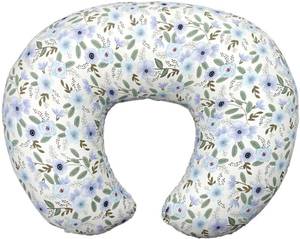 lot 15608 image: x-vesolje Nursing Pillow, Breastfeeding Pillow with Removable Cover, Ergonomic Breast Feeding Pillow, Baby Feeding Pillow for Mom Easier Breastfeeding- Original SizeLeaves - Retail $34