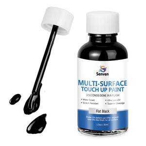 lot 15622 image: Black Paint Touch Up Paint Pen Acrylic Flat Black Touch Up Pen for Metal,Wood,Wall,Door,Cabinets,Furniture, Appliance,Refrigerators, Acrylic, Enamel (Flat Stain, 30ML) Quick-Dry, Non-Toxic - Retail $9