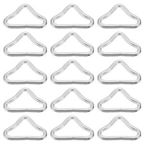 lot 15688 image: HONMEET Trampoline Buckle V-Ring Triangular Ring Zinc Plated Steel Strap Replacement Clasp for Trampoline Net and Bag Accessories 1.85X1.10X0.15In Corrosion Resistant Pack - Retail $19
