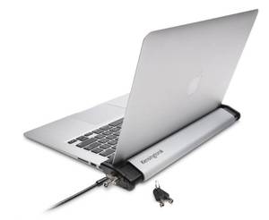 lot 15742 image: Kensington MacBook and Surface Laptop Locking Station with Keyed Lock Cable, Macbook Locks With 6 Foot Cable, Laptop Security Lock for Macbook AirPro, Laptop Locking Cable, K64453WW - Retail $60