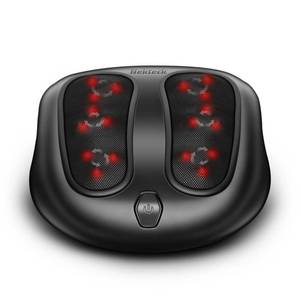 lot 15749 image: Nekteck Foot Massager with Heat, Shiatsu Heated Electric Kneading Foot Massager Machine for Neuropathy, Plantar Fasciitis, Feet Massage for Pain Relief, Circulation, Valentines Gifts for Man Woman Her - Retail $47