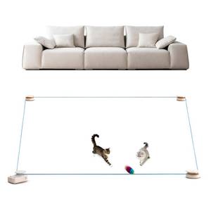 lot 15766 image: Interactive Cat Toy for Indoor Cats �� Automatic Moving & Enrichment Toy for Indoor CatsKitten, AutoManual Control Cat Treadmill for Exercise & Mental Stimulation, Stimulating Chase Toys (H1K3) - Retail $54