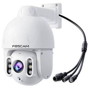 FOSCAM 4K/8MP POE Outdoor Security Camera, Home Security Surveillance Camera with Auto Tracking, 4X Optical Zoom,AI Human/Vehicle Detection,165FT Color Night Vision,2-Way Audio,360Â° PT,IP66 waterproof - Retail: $130