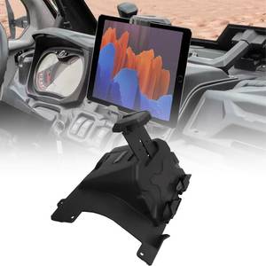 lot 15808 image: GearUp Electronic Device Holder for Can-Am Defender HD5 HD7 HD8 HD9 HD10 Max 2016-2023 Phone Tablet GPS Holder Mounts with Storage Box(NOT FIT XT Pro,Max Limited) - Retail $51