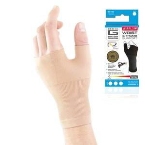 lot 15812 image: Neo-G Wrist and Thumb Support for Arthritis, Joint Pain, Tendonitis, Sprain - Wrist Brace Wrist Compression Hand Support - S - Beige - Retail $16