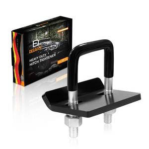lot 15818 image: DEEAGLE Hitch Tightener Anti Rattle Stabilizer for 1.25 to 2 Trailer Hitches Reduce Movement On Hitch Mount Cargo Carrier Bike Rack Boat, RV Trailer Accessories - Retail $10