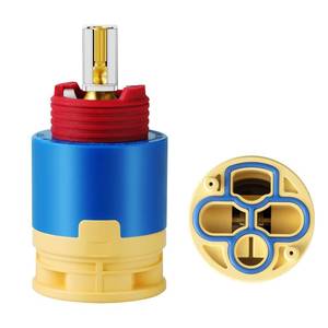 lot 15825 image: JL02BJ HL-40 Ceramic Pressure Balance Shower Cartridge,40mm Shower Faucet Cartridge Replacement,for Tub and Shower Valves - Retail $22