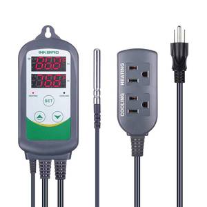 lot 15835 image: Inkbird WiFi ITC-308 Digital Temperature Controller Thermostat Remote Monitoring Controlling Home Brewing Fermentation Breeding Incubation Greenhouse - Retail $50