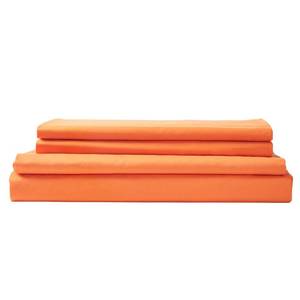 lot 15852 image: Best Season Cotton Full Size Sheet Set (Orange Color) 4 Piece - Cotton Sheets Set, Soft Cotton Bed Sheets Sets with Deep Pocket fit Upto 16 inch - Retail $43