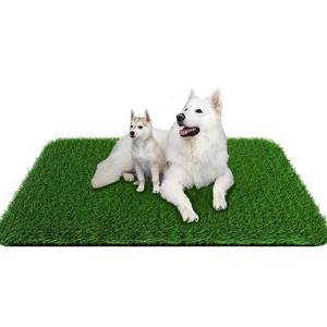 lot 15895 image: Grass Pad for Dogs 39.3 x 31.5 inches Strong Absorbency Soft Artificial Grass for Pets Potty Training, Easy to Clean Fake Grass for Dog Indoor Outdoor Use(1 Pack) - Retail $20