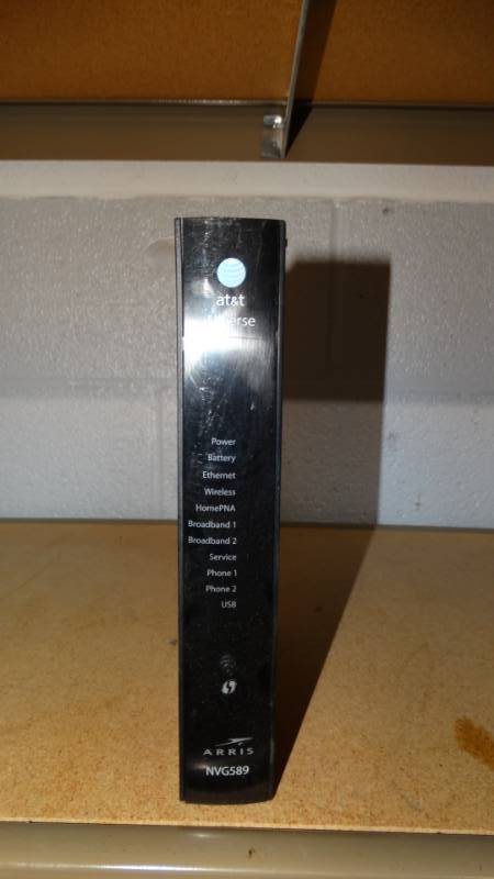 lot 20265 image: At&t uverse router