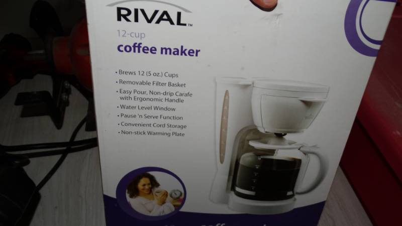 lot 20302 image: Rival coffee maker