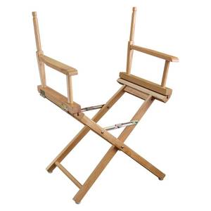 lot 62387 image: Casual Home 18-Inch Director Chair, Natural Frame