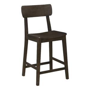 lot 62392 image: Boraam Torino Counter Height Wood Kitchen Bar Stool - Carbonite Finish