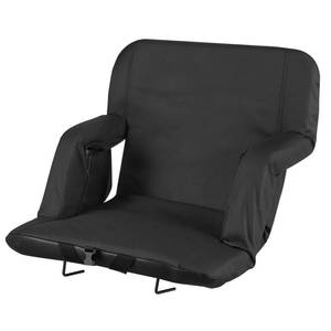 lot 50357 image: VEVOR Stadium Seat, 6 Adjustable Angle Bleacher Chair, 2.9 Cushion Stadium Seat with Back Support and Armrest, Wide Bleacher Chair with Hook Pocket Cupholder for Picnics, Beach Sports, and Gaming