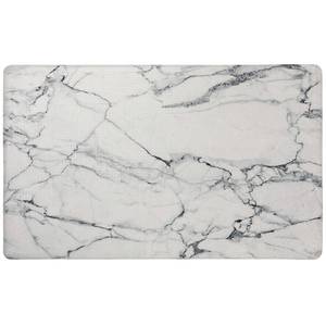 lot 61917 image: SoHome Cozy Living Anti Fatigue Mat Kitchen Mat Non Slip Stain Resistant Easy Clean 12 Inch Thick Kitchen Floor Mats, Marble White 20 x 36