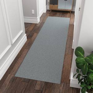 lot 61922 image: Ottomanson 2 x 6 Hallway Runner with Scraper Pile - Extra Durable Non-Slip Rug Mat for Indoor & Outdoor Use - Ideal for Kitchen, Entryway, Patio & Garage - High-Traffic Carpet, Gray