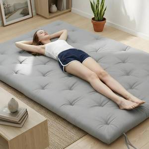 lot 61948 image: Syrinx Japanese Futon Mattress Queen Size 80x60 X1�, Foldable & Rollable Floor Bed, Soft, Comfortable, Water-Resistant, Perfect for Guests and Small Spaces, Easy Storage