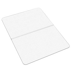 lot 63089 image: VEVOR Chair Mat, 36 x 48 Inch Office Chair Mat for Carpeted Floors, Plastic Floor Protector Rug with Studded, Non-Slip & Easy to Clean, Smooth Glide Under Desk Rug for Home Office (Rectangular)