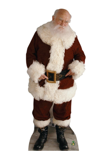 lot 63090 image: Santa - Elf - Cardboard Cutout