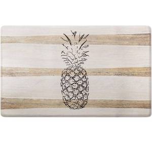 lot 63102 image: SoHome Cozy Living Anti-Fatigue Kitchen Mat, Kitchen Mats Rug for Floor, Farmhouse Themed-Non Slip, Stain Resistant, Easy Clean, 12 Inch Thick Comfort Chef Mat, 20 x 36, Pineapple