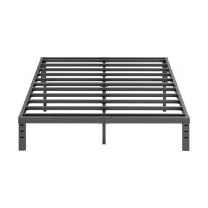 lot 63128 image: ZIYOO Full Bed Frames, 12 Inches Platform Bed Frame, 3500lbs Heavy Duty Steel Slat, Non-Slip Design, No Box Spring Needed, Easy Assembly, Quiet Noise Free, Under Bed Storage Space, Black