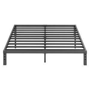 lot 63139 image: ZIYOO King Bed Frames, 12 Inches Platform Bed Frame, 3500lbs Heavy Duty Steel Slat, Non-Slip Design, No Box Spring Needed, Easy Assembly, Quiet Noise Free, Under Bed Storage Space, Black