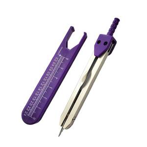 lot 55155 image: Purple EKG Calipers Measuring Tool, ECG Calipers Measuring Tool,Caliper Divider for Measuring Electrocardiographs Nurse Or Doctor Electrocardiogram Measuring Tool for Nursing, Digital Calipers - Retail $7
