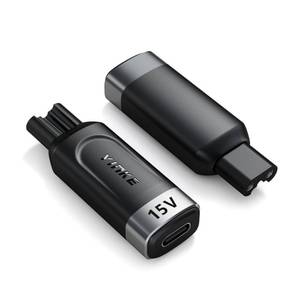 lot 55158 image: 15V HQ8505 Type-C Shaver Adapter Charging Converter for Philips Norelco 770075007400 35005300 Series, OneBlade QP6520 QP6530 QP6510, USB-C Shaver Charger Converter without Charger Cord (1 PC) - Retail $10