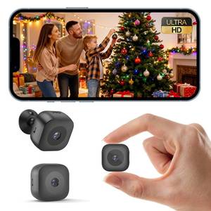 lot 55167 image: Hidden Camera, Mini Small Camera, HD Security WiFi Wireless Cameras SD Card Storage & App Control, Wireless Surveillance with Magnetic Mount, Motion Detection for Indoor - Retail $31
