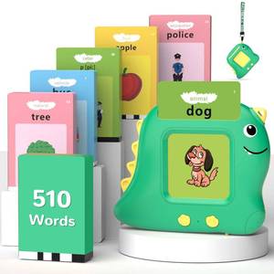 lot 55169 image: Toddler Toys Talking Flash Cards with 510 Sight Words, Montessori Learning Toys for Toddler 1-3 2-4, Autism Sensory Speech Therapy for Boys Girls 2 3 4 5 6 Year Old Kids Gifts - Retail $24