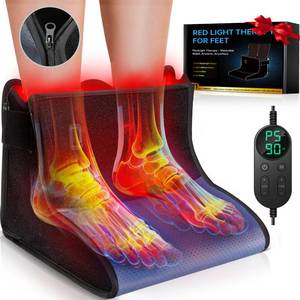 lot 55273 image: Upgraded Red Light Therapy for Feet 3 Modes, 180 Dual-Wavelength 3-in-1 Chips LEDs, Adjustable 10-90 Min Auto Timer, Foldable Infrared Foot Therapy Device for Ankle Heel Plantar Joint Muscle Relief. - Retail $80