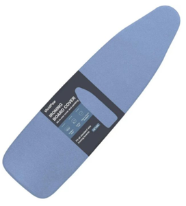 lot 207 image: Ironing Board Cover and Pad, Standard Size 15x54, Thick Padding, Elastic Edge, Silicone Coated, Resist Scorching, Adjustable Fastener, Heavy Duty Padded Iron Board Covers (Blue)
