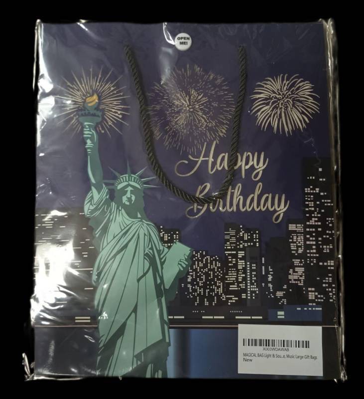 lot 203 image: New York Statue of Liberty Birthday Gift Bag